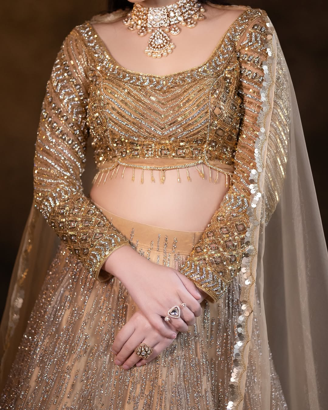 Bridal outfit fitting Chennai