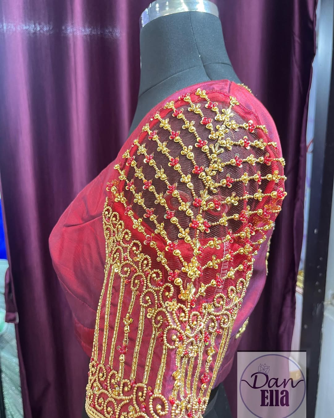 Custom bridal blouse stitching Chennai