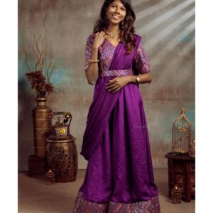 Anarkali Drape Gown