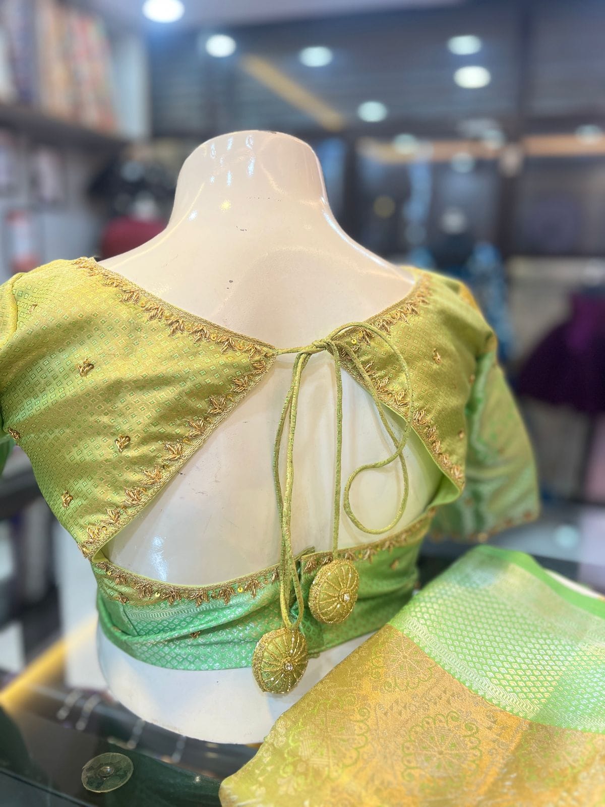 Bridal blouse back neck designs Chennai