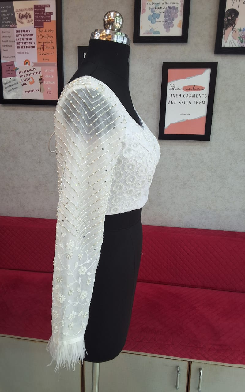 Modern bridal blouse designer Chennai