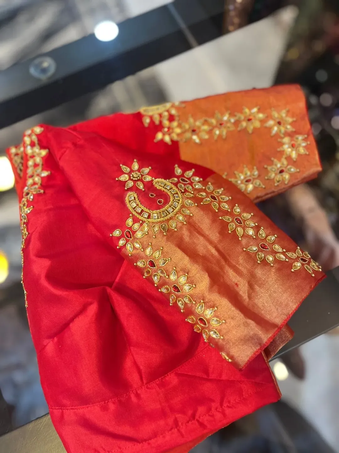 Bridal blouse neckline designs Chennai